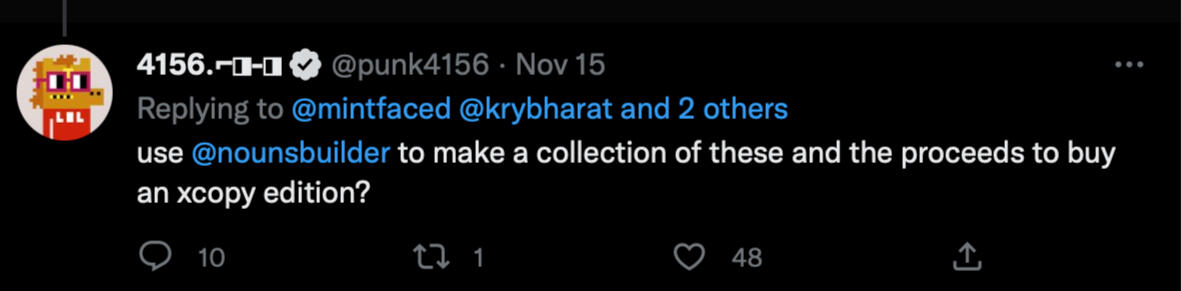 4156 Tweet about Nouns Builder